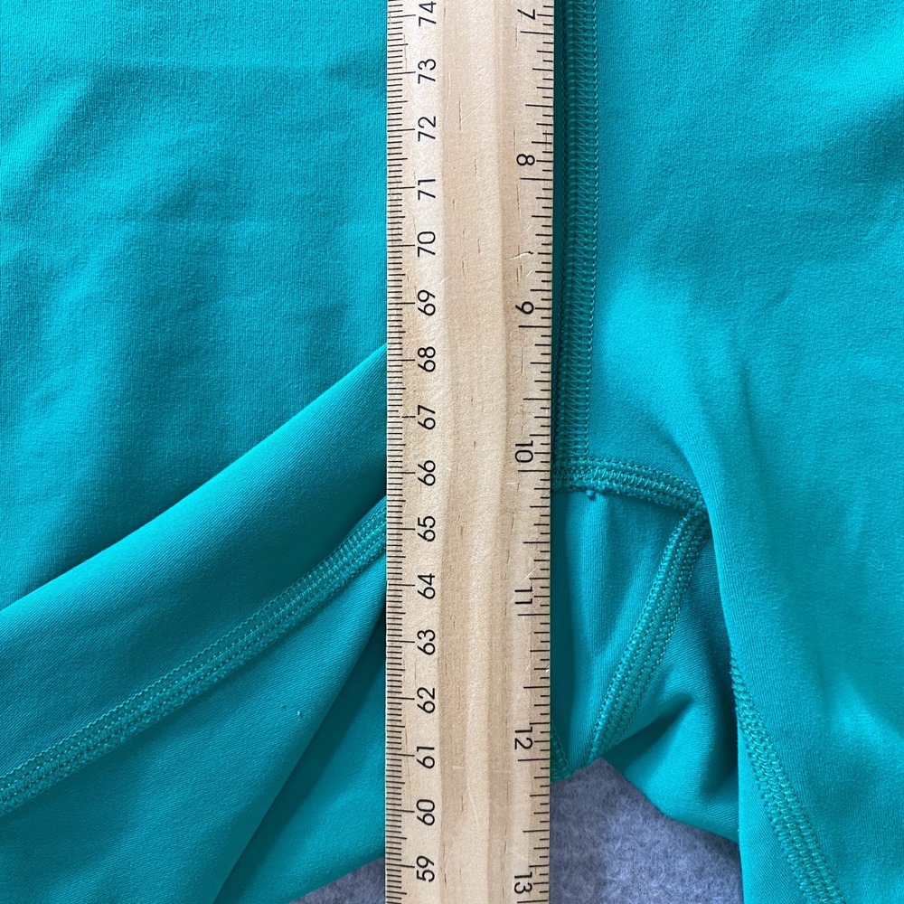 Lululemon Shorts Womens 10 Green Wunder Train High Rise 6" - Picture 7 of 9